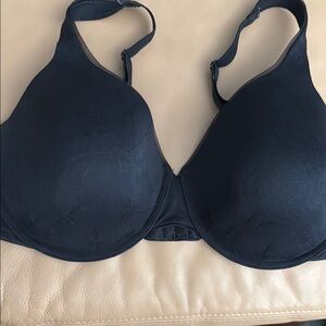 Vanity Fair Black Full Coverage Bra with Adjustable Straps